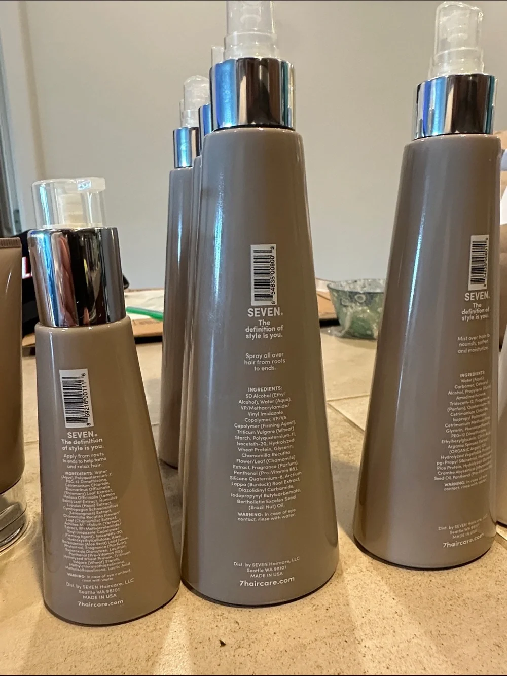 Seven 7 Various Haircare Products 15 Piece Lot Bundle BRAND NEW